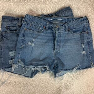 Old Navy 2 pair Blue Denim Shorts